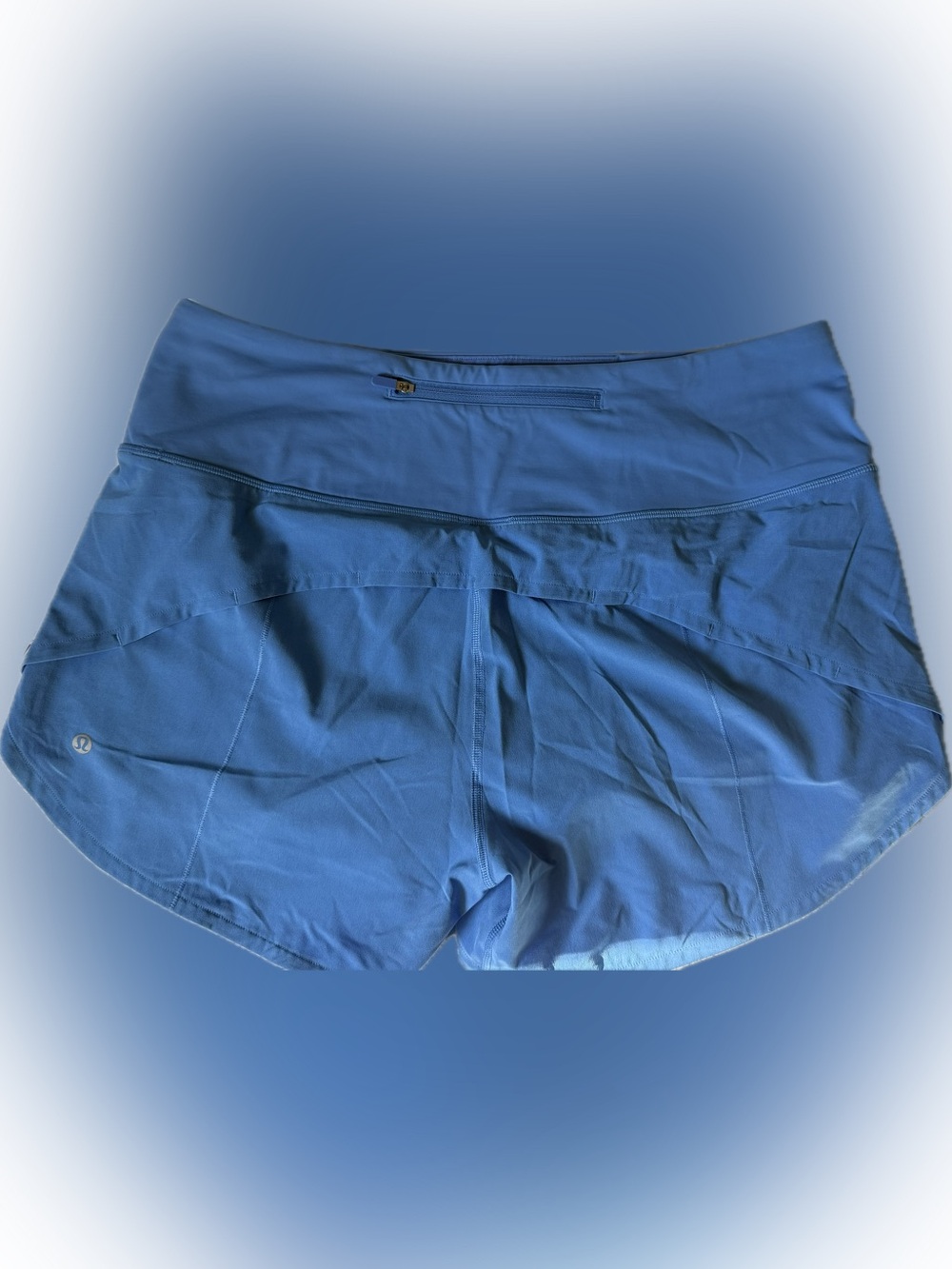 lululemon athletica Speed Up Lined 4” Light Blue High-Waist Athletic Shorts - Picture 3 of 3
